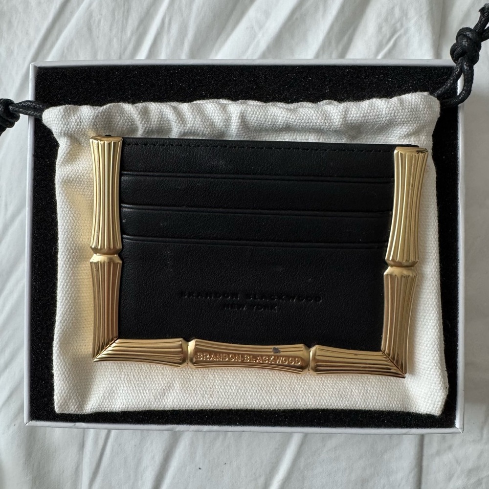 Brandon Blackwood Bamboo B Cardholder